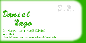 daniel mago business card