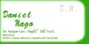 daniel mago business card